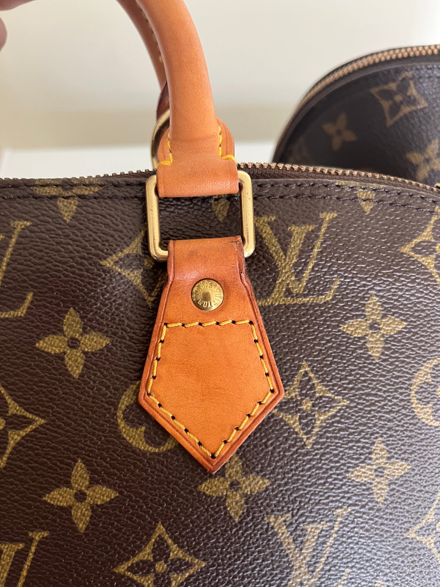 Authentic Louis Vuitton Alma PM Brown Monogram/Vintage/with Authenticity Certificate