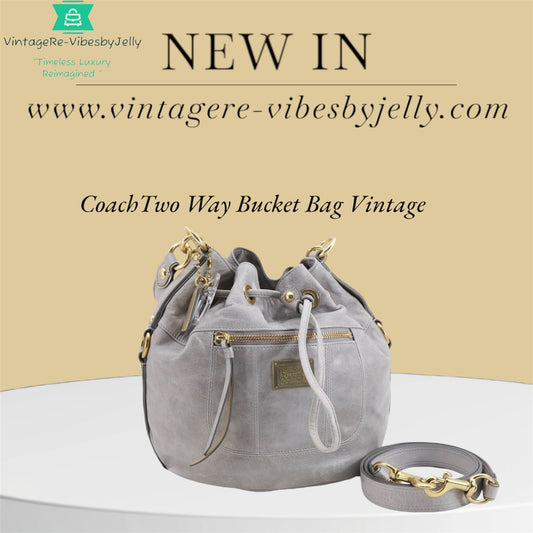 Vintage COACH Two Way Bucket Bag