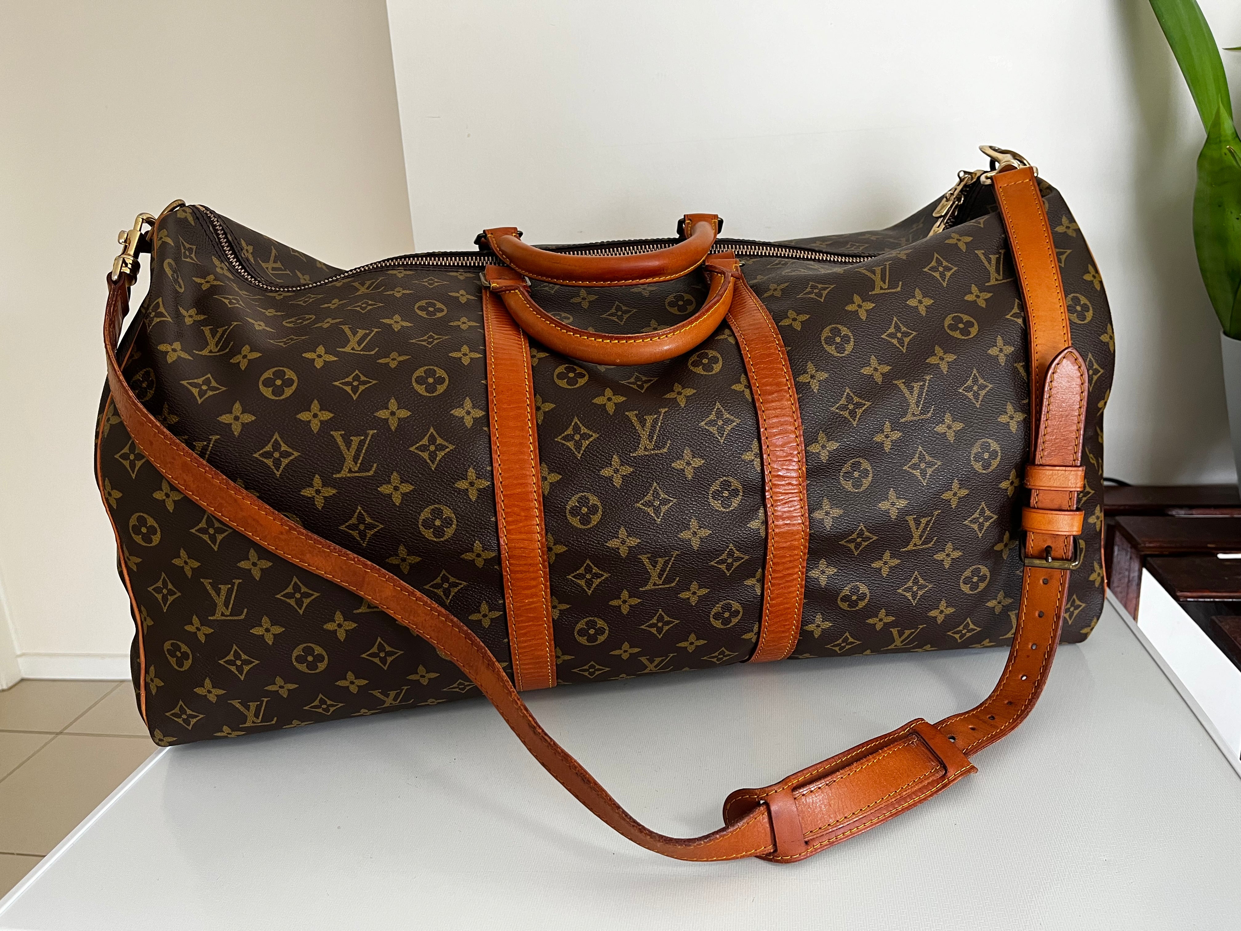 Vintage Louis Vuitton Keepall Bandouliere 60 VintageRe VibesbyJelly