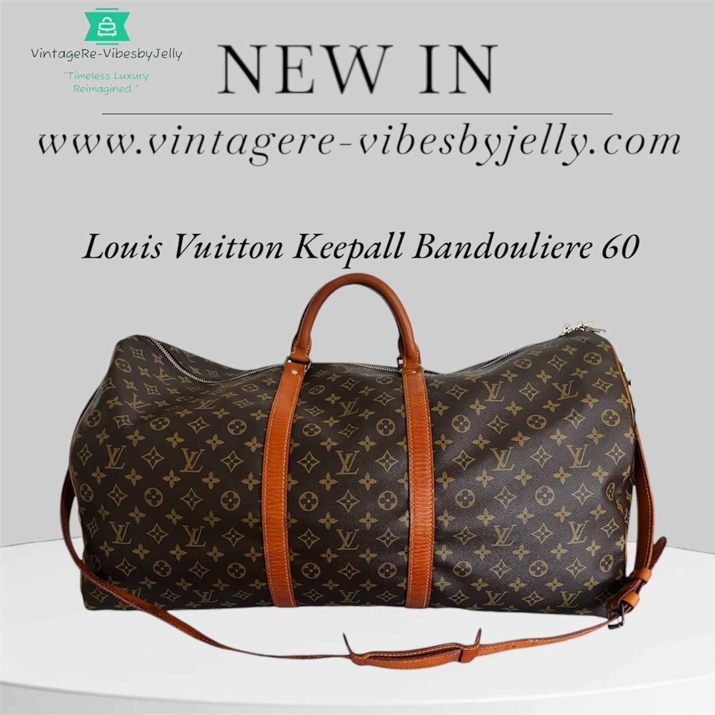 Vintage Louis Vuitton Keepall Bandouliere 60