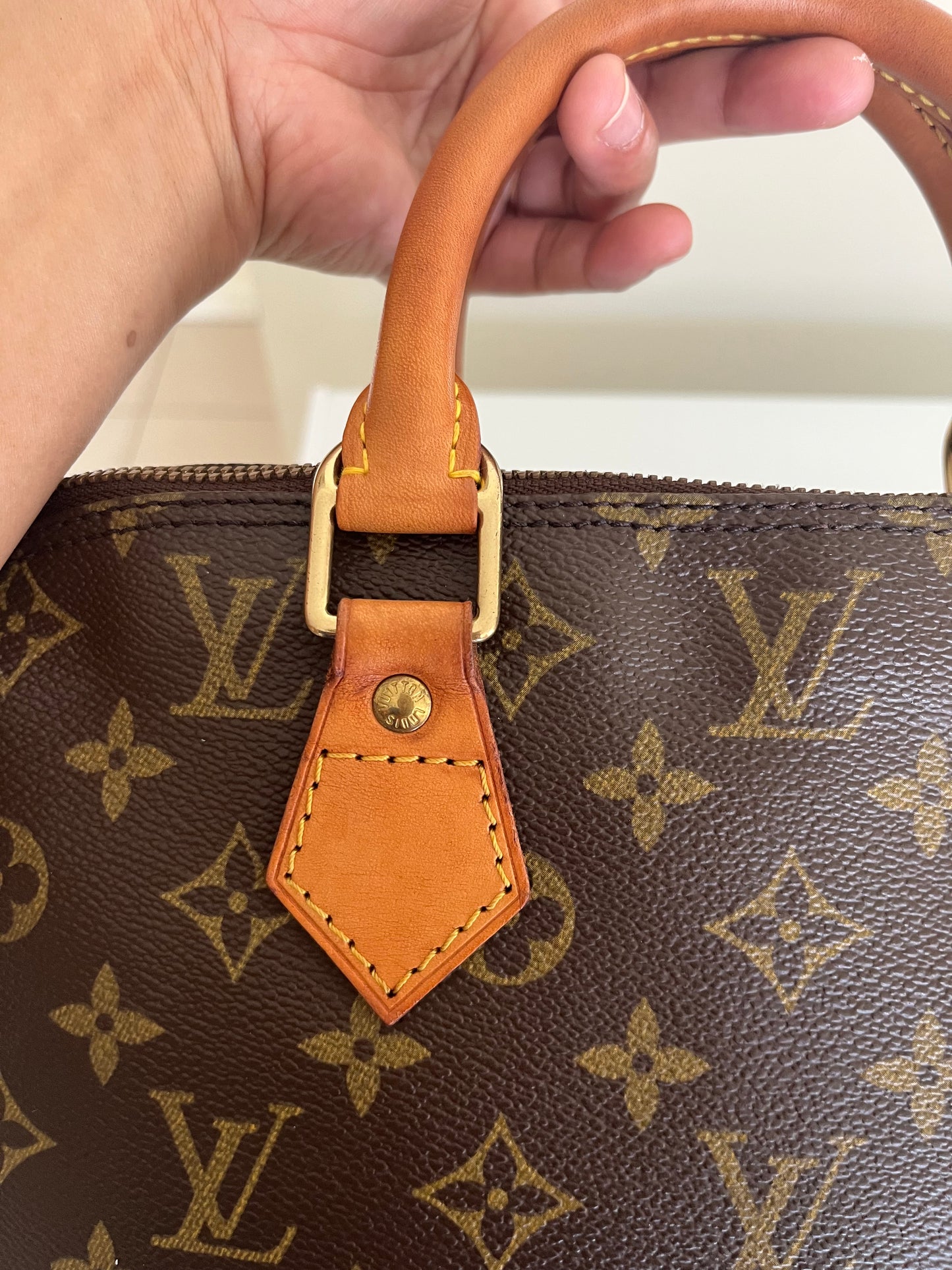 Authentic Louis Vuitton Alma PM Brown Monogram/Vintage/with Authenticity Certificate