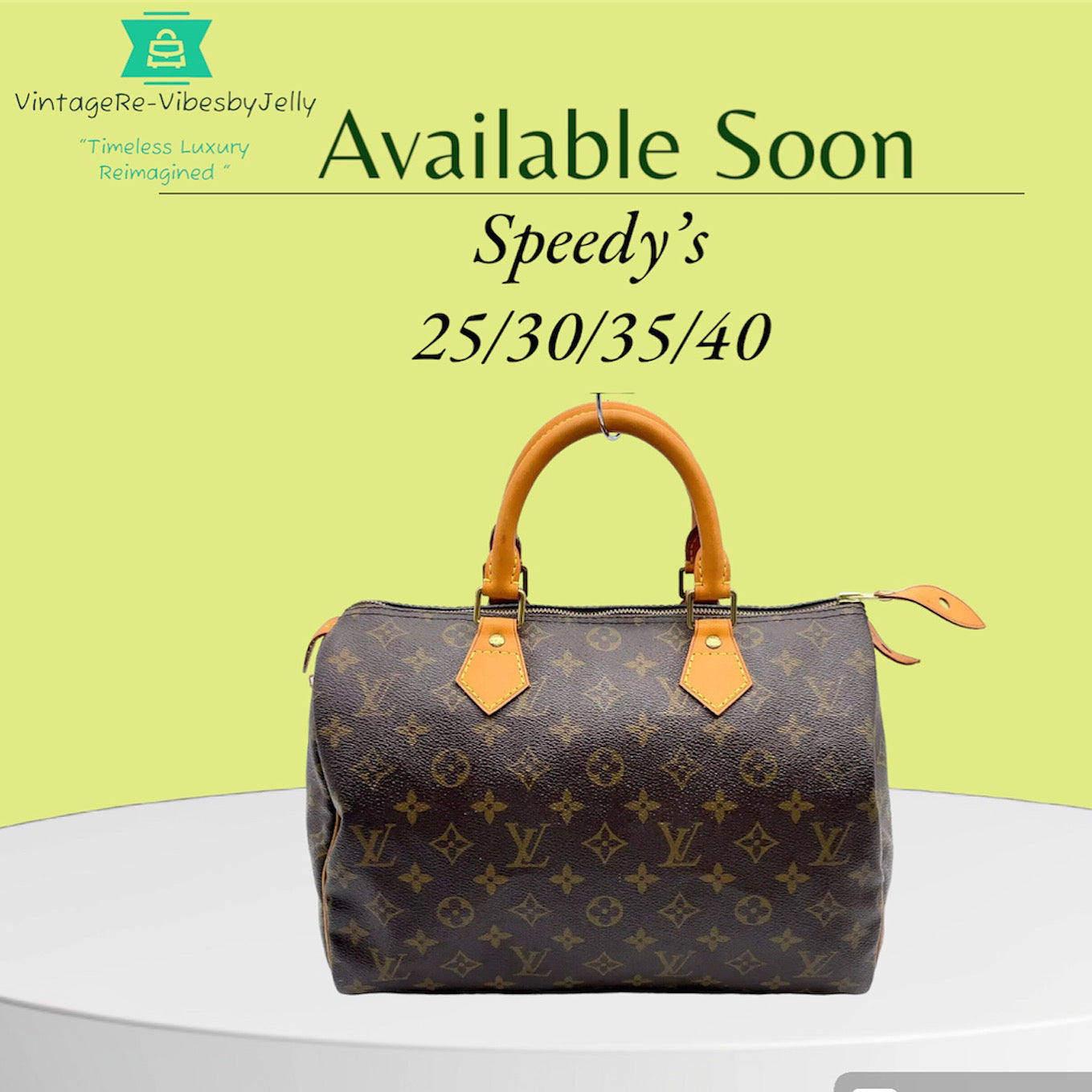 Authentic Louis Vuitton Speedy 25/30/35/40/45