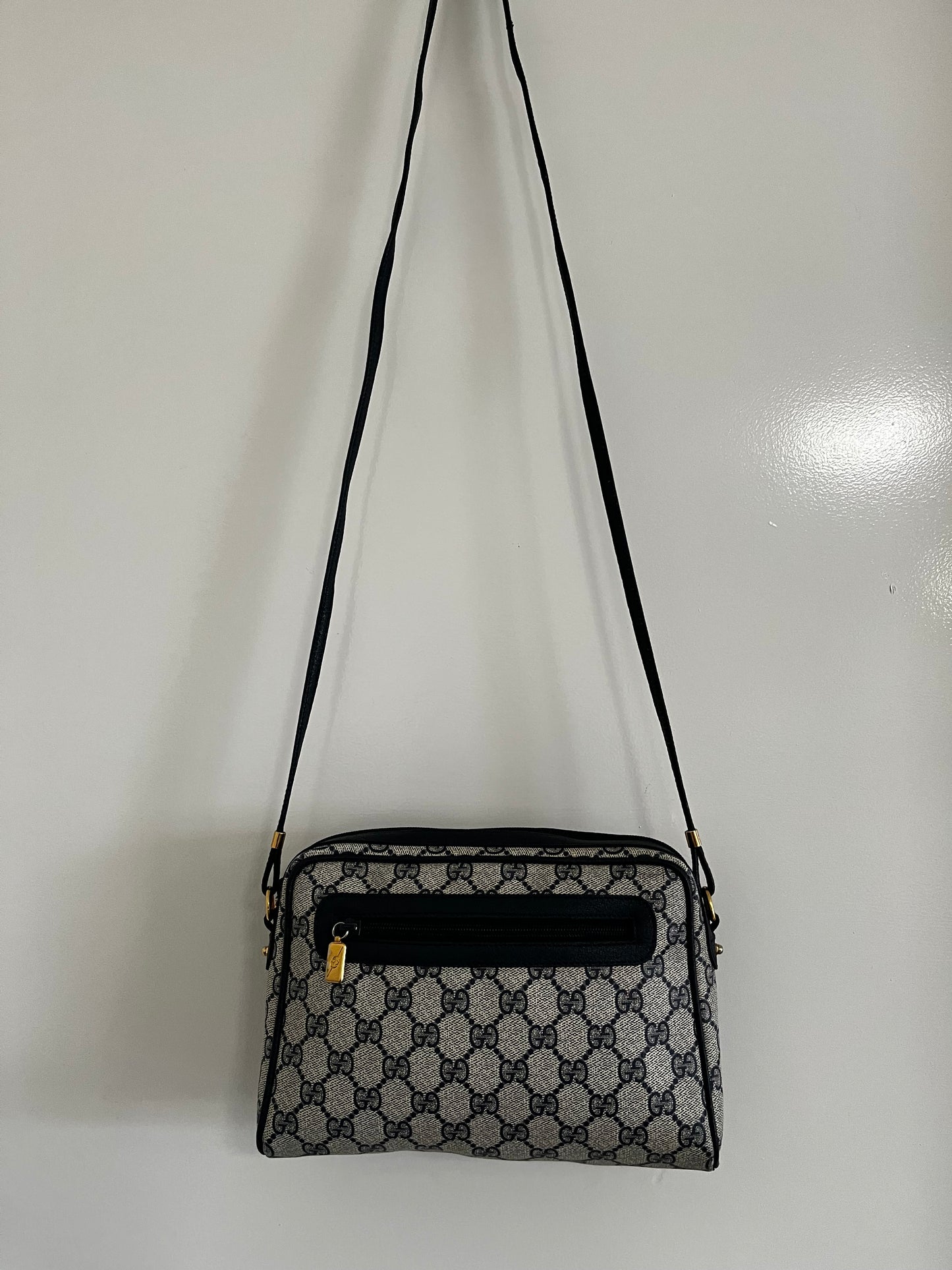 Gucci Supreme GG Web Crossbody Bag/Small