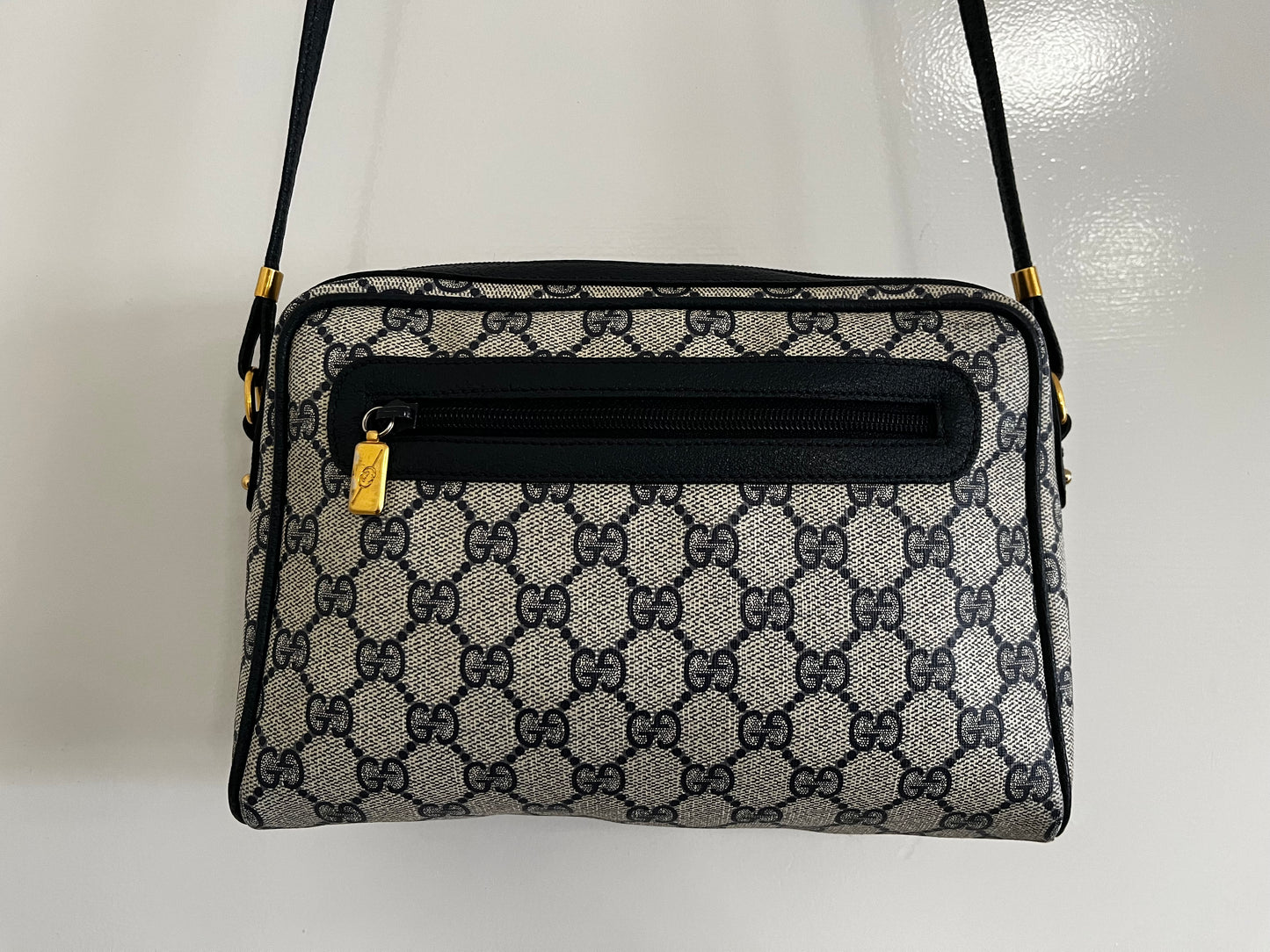 Gucci Supreme GG Web Crossbody Bag/Small