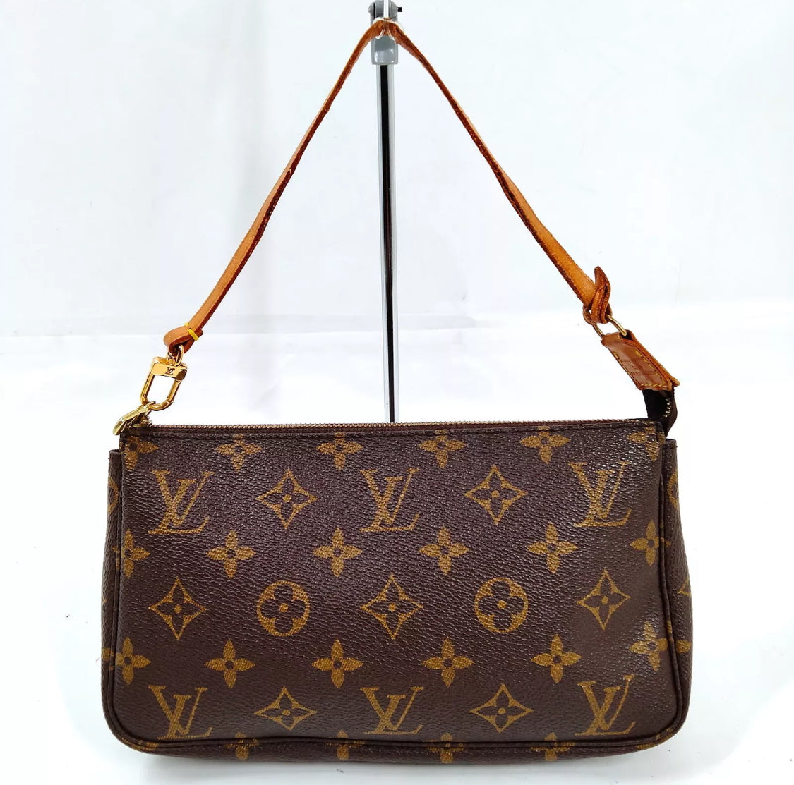 Authentic Louis Vuitton Pochette Brown Monogram/Vintage